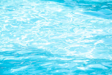 Water in a swimming pool. Pool water background