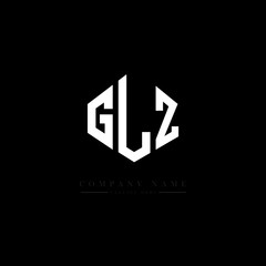 GLZ letter logo design with polygon shape. GLZ polygon logo monogram. GLZ cube logo design. GLZ hexagon vector logo template white and black colors. GLZ monogram, GLZ business and real estate logo. 