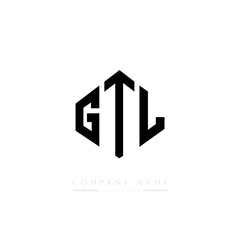 GTL letter logo design with polygon shape. GTL polygon logo monogram. GTL cube logo design. GTL hexagon vector logo template white and black colors. GTL monogram, GTL business and real estate logo. 