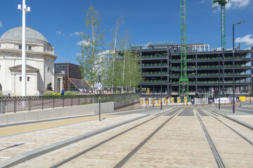 Fototapeta na wymiar Regeneration and new development in Birmingham