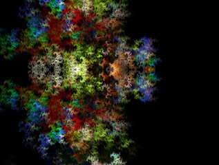 Imaginatory fractal background generated Image