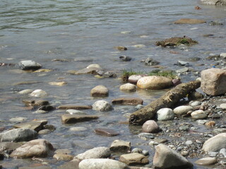 stones in the water