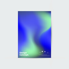 Naklejka premium Modern abstract geometric design layout. Company identity brochure template. EPS10. Business presentation vector. A4 vertical orientation front page mock up.
