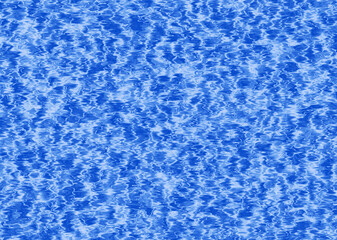 drawn water background. Top view
