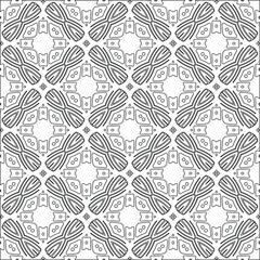 Vector geometric pattern. Repeating elements stylish background abstract ornament for wallpapers and backgrounds. pattern with Black and white color. 