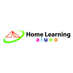 home learning education logo concept vector
icon,emblem,template