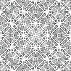 Vector geometric pattern. Repeating elements stylish background abstract ornament for wallpapers and backgrounds. pattern with Black and white color. 