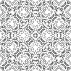 Vector geometric pattern. Repeating elements stylish background abstract ornament for wallpapers and backgrounds. pattern with Black and white color. 