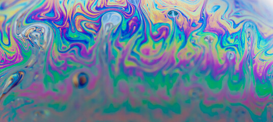 soap bubble colorful texture macro