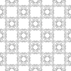 Vector geometric pattern. Repeating elements stylish background abstract ornament for wallpapers and backgrounds. pattern with Black and white color. 