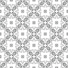 Vector geometric pattern. Repeating elements stylish background abstract ornament for wallpapers and backgrounds. pattern with Black and white color. 
