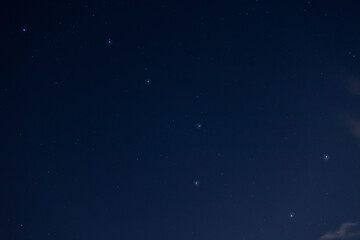 Big Dipper/Ursa Major Constellation in Night Sky