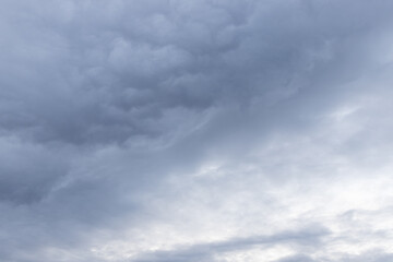 Cloudy Sky Background Showing Light and Dark