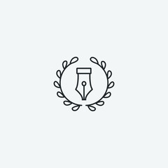 Law vector icon for web and design