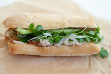 Vietnamese Banh Mi sandwich