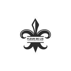 fleur de lis icon vector illustration design © sangidan