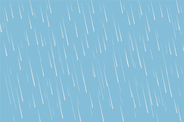 Falling rain drops vector illustration