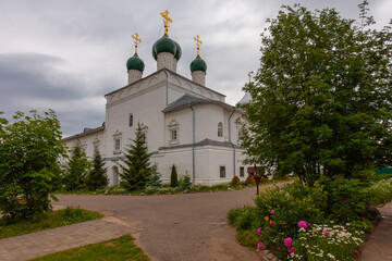Fototapeta na wymiar Church of the Annunciation of the Blessed Virgin Mary in Nikitsky Monastery, Nikitskaya Sloboda, Pereslavl Zalessky