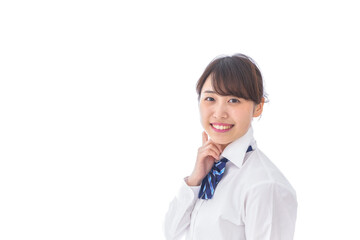 笑顔の女子学生