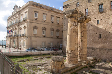 Fototapeta na wymiar roman forum city