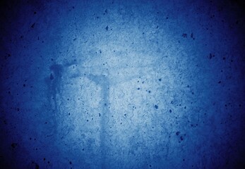 Old wall pattern texture blue dark abstract color design.