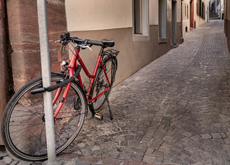 Fototapeta na wymiar Biking Basel
