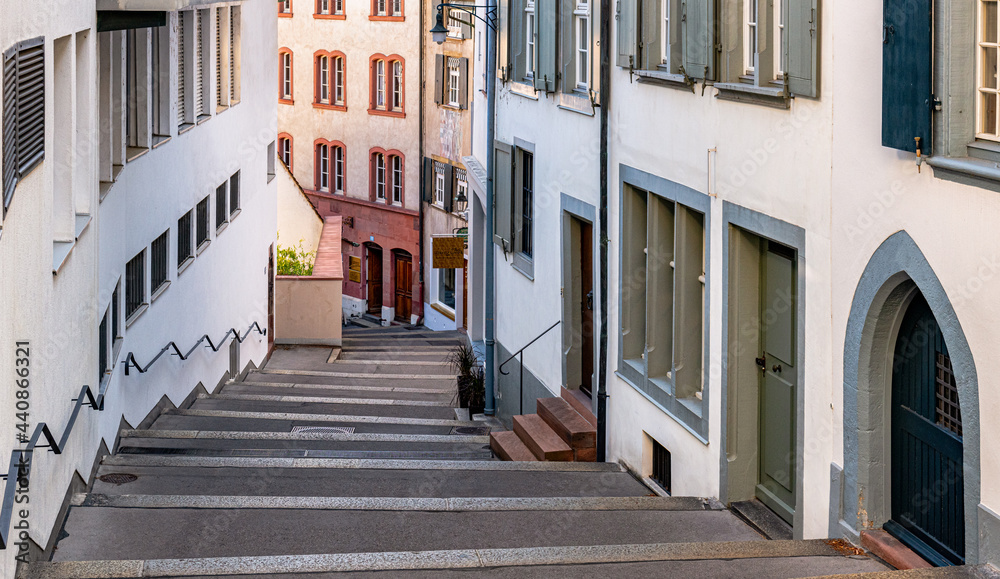 Wall mural basel architecture