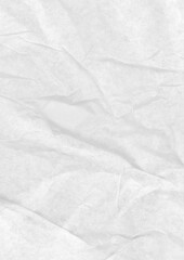 Crumpled White Paperboard