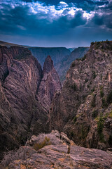 Storm Brewing at Cross Fissures View  at Black Canyon of the Gunnison