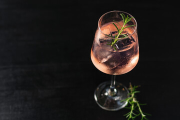 refreshing bar drink Rosato Gin & Tonic Ramazzotti
