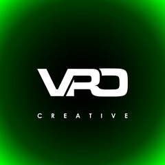 VRO Letter Initial Logo Design Template Vector Illustration