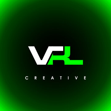 VRL Letter Initial Logo Design Template Vector Illustration
