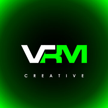 VRM Letter Initial Logo Design Template Vector Illustration