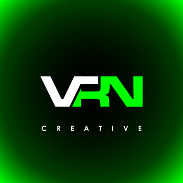 VRN Letter Initial Logo Design Template Vector Illustration