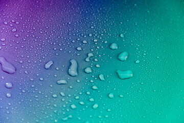 Gradient wallpaper with macro water drops. Zen background for phone wallpaper and relaxation.