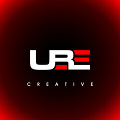 UBE Letter Initial Logo Design Template Vector Illustration