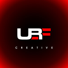 UBF Letter Initial Logo Design Template Vector Illustration