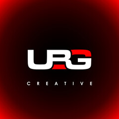 UBG Letter Initial Logo Design Template Vector Illustration