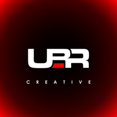UBR Letter Initial Logo Design Template Vector Illustration