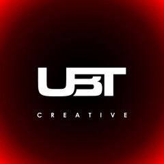 UBT Letter Initial Logo Design Template Vector Illustration