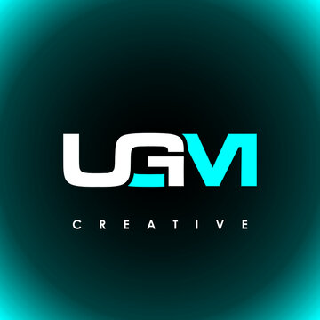 UGM Letter Initial Logo Design Template Vector Illustration