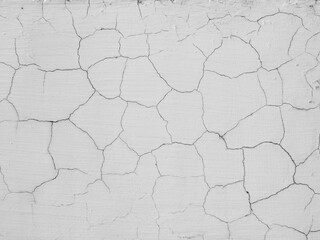 crack white concrete wall texture