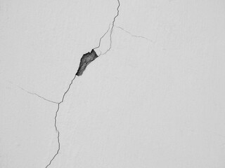 crack white wall texture background