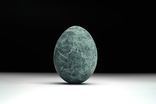Festive easter mystical looking egg