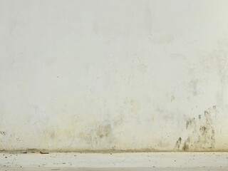 aged street white wall background, dirty texture