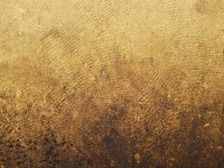 close up view of old drumhead texture
