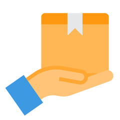 Package flat icon