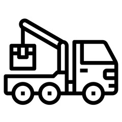 Truck outline icon