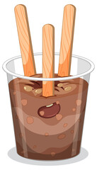 Science experiment on growing beans