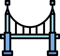 bridge color outline icon